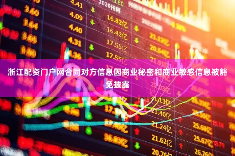 浙江配资门户网合同对方信息因商业秘密和商业敏感信息被豁免披露